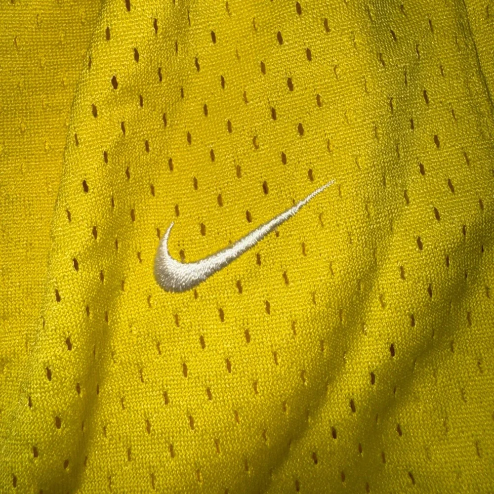 Nike Mens Mesh Athletic Basketball Shorts Yellow XL Activewear StreetWear